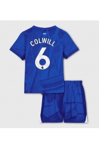 Fotbalové Dres Chelsea Levi Colwill #6 Dětské Domácí Oblečení 2025-26 Krátký Rukáv (+ trenýrky)